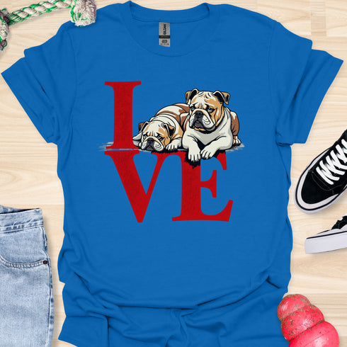 Love is a four legged word - V3 - Sitting Above T-Shirt